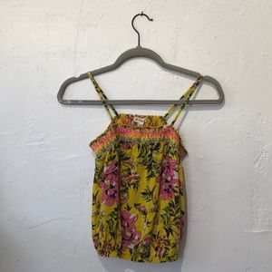 FLowey yellow Nordstroms top